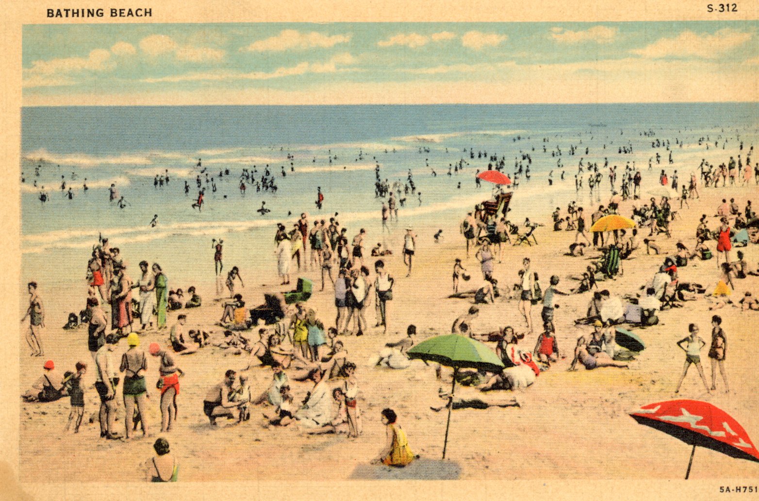 Bathing Beach – Postcard Buzz